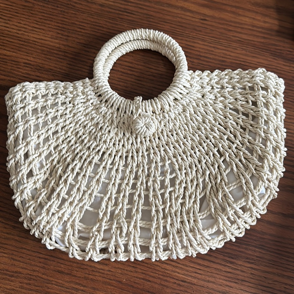 Straw Handbag - Picture 1 of 3